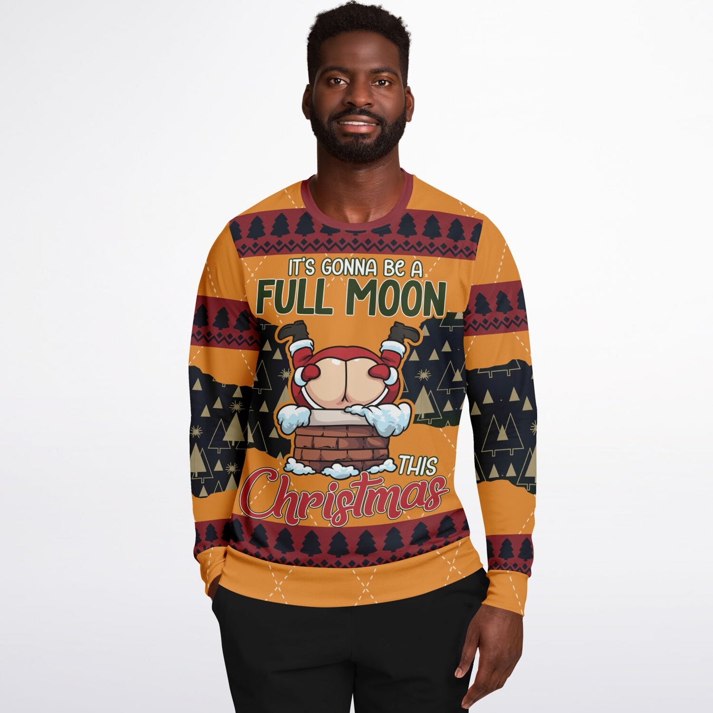 “Full Moon This Christmas” Funny Christmas Sweatshirt