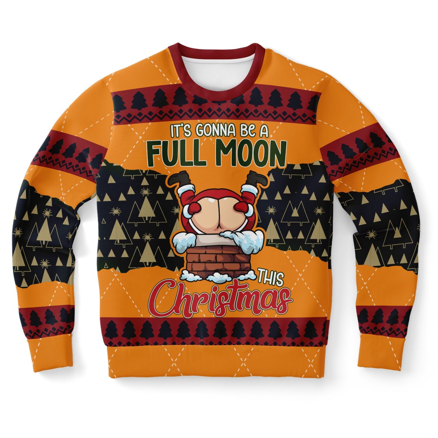 “Full Moon This Christmas” Funny Christmas Sweatshirt