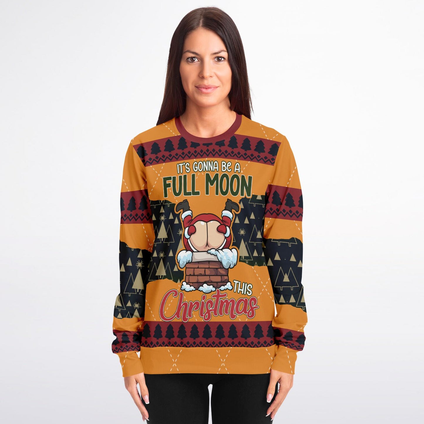 “Full Moon This Christmas” Funny Christmas Sweatshirt